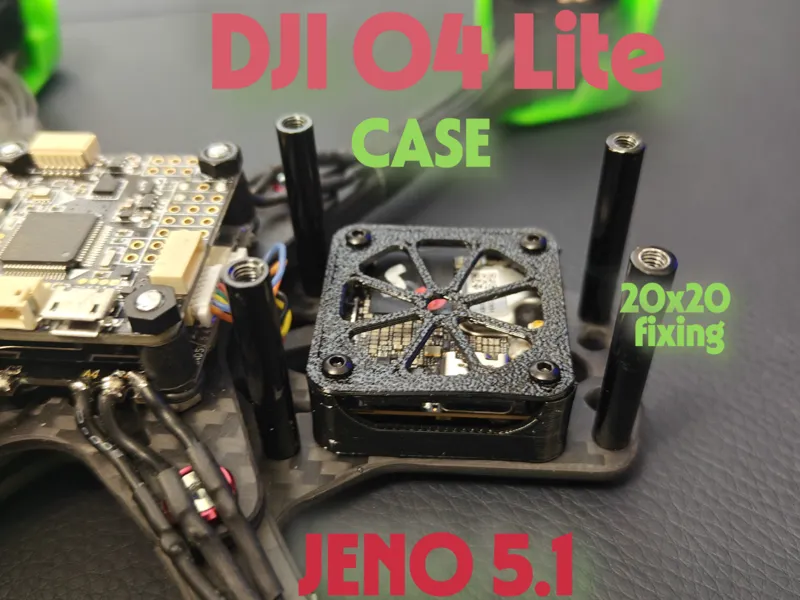 DJI O4 Case 20x20 fixing JENO 5.1