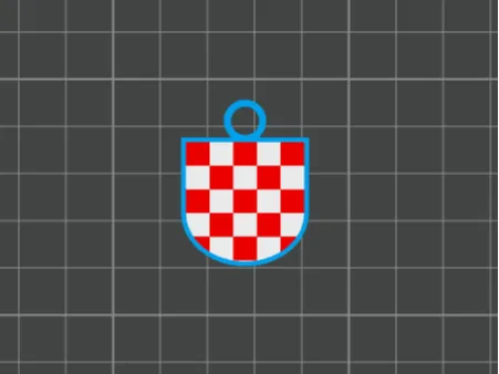 Croatia pendant for the car