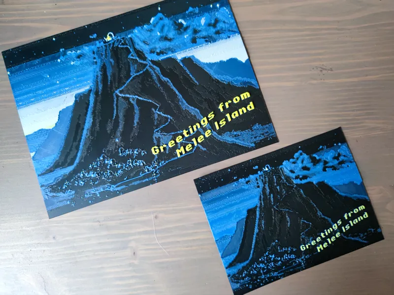 Postcard from Monkey Island  HueForge