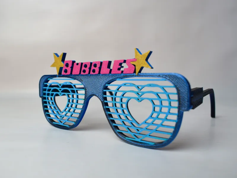Sunglasses/party glasses PPG Bubbles