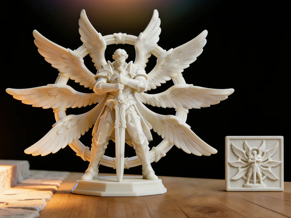 八翼天使 - 免费 3D 打印模型 - MakerWorld