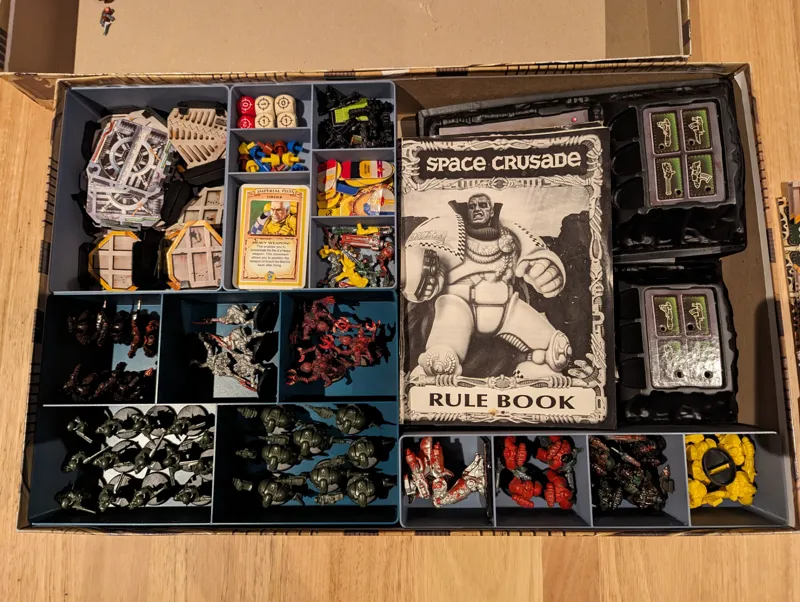 Space Crusade Organiser / Box Inserts 