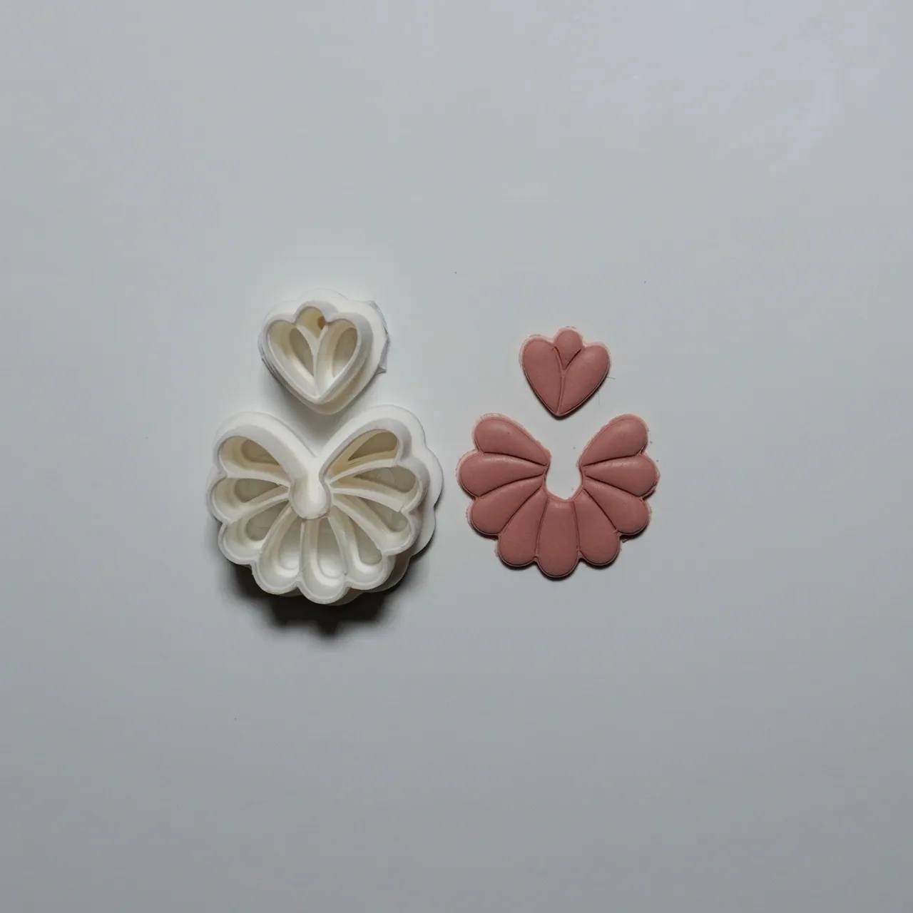 Ornamental Polymer Clay Cutter Earrings Necklace view 2