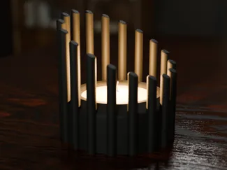 Decorative tea light holder
