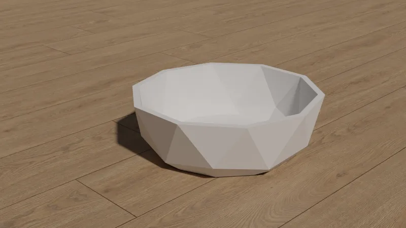 Low-Poly Bowl