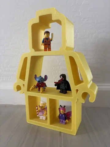 Estante o repisa: Minifigure Building Brick Figure Shelf | Display — vista de referencia 3