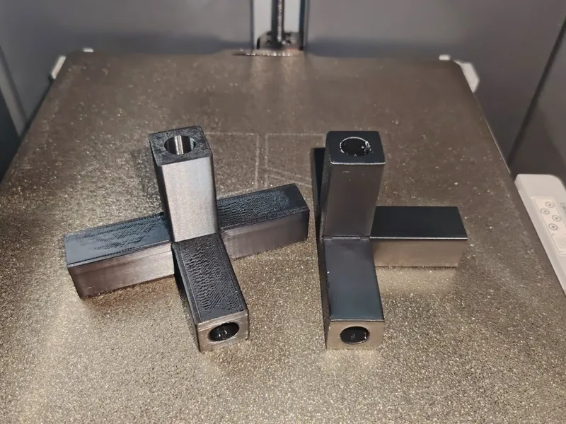 4 Way Square Tube Connector – ABS 