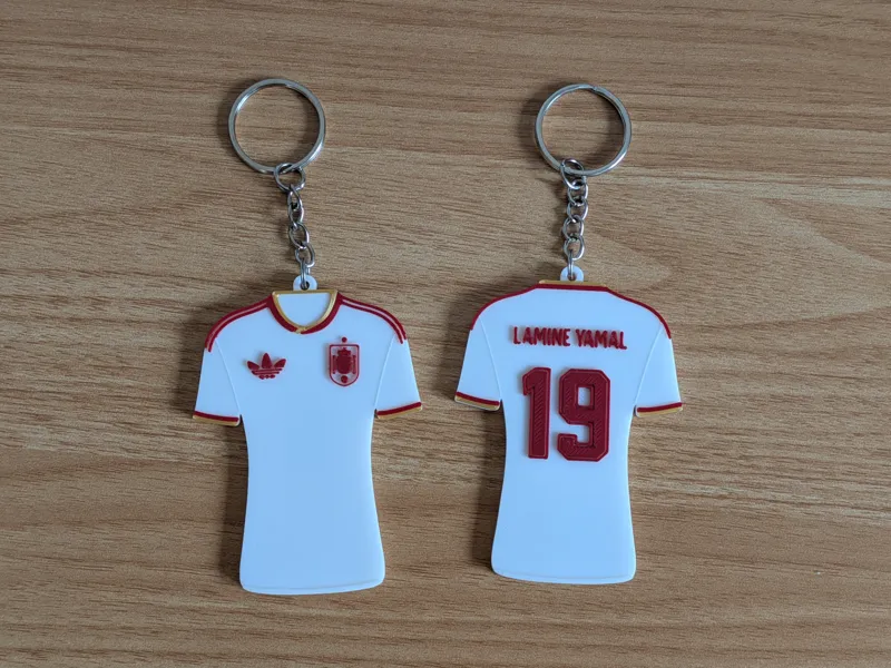 Spain 2026 World Cup Jersey Keychain