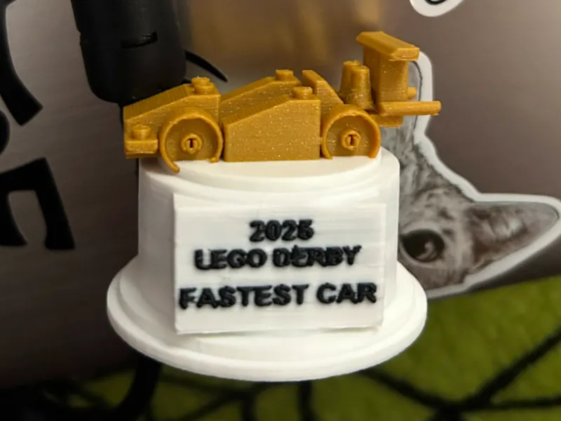 Brick-Build Derby Trophy