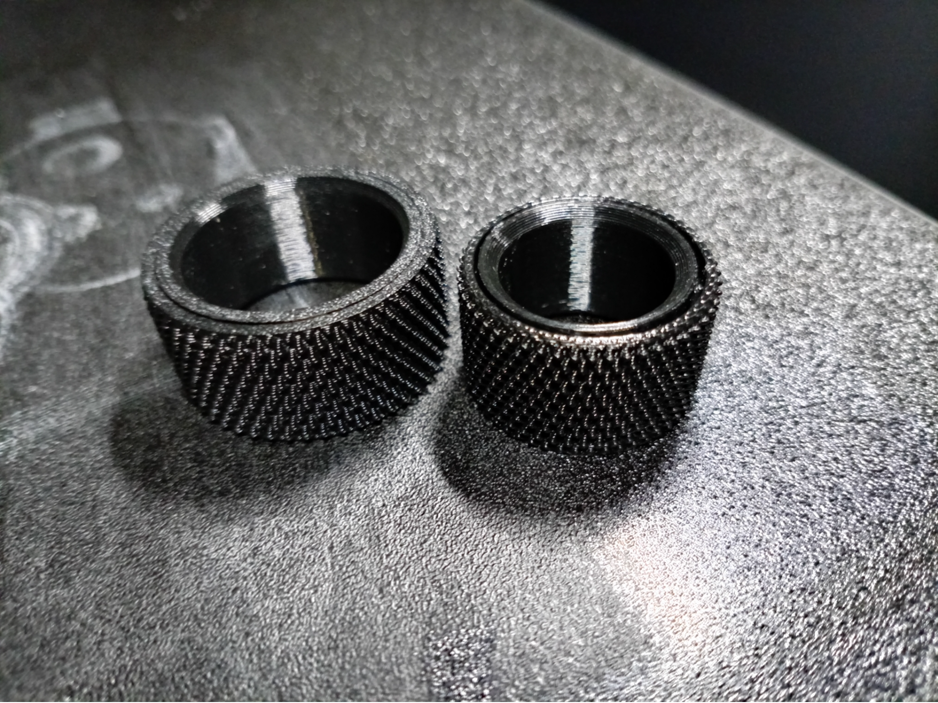 Sensory ring, spiky fidget toy print in place