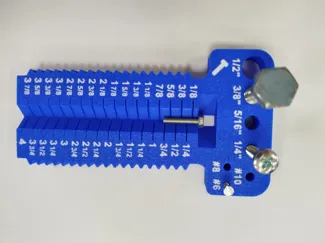 Herramienta para medir tornillos: Imperial - USA