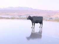 Vache low poly — photo 3