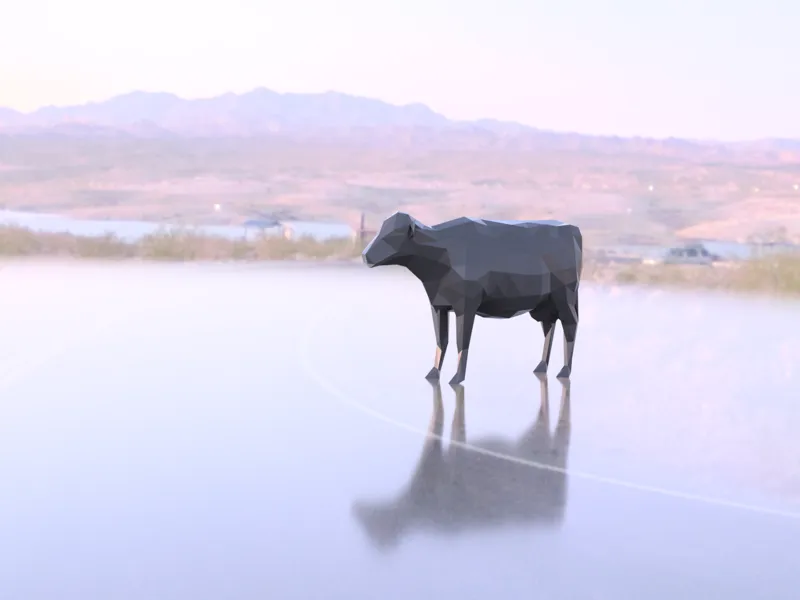 Low Poly Cow