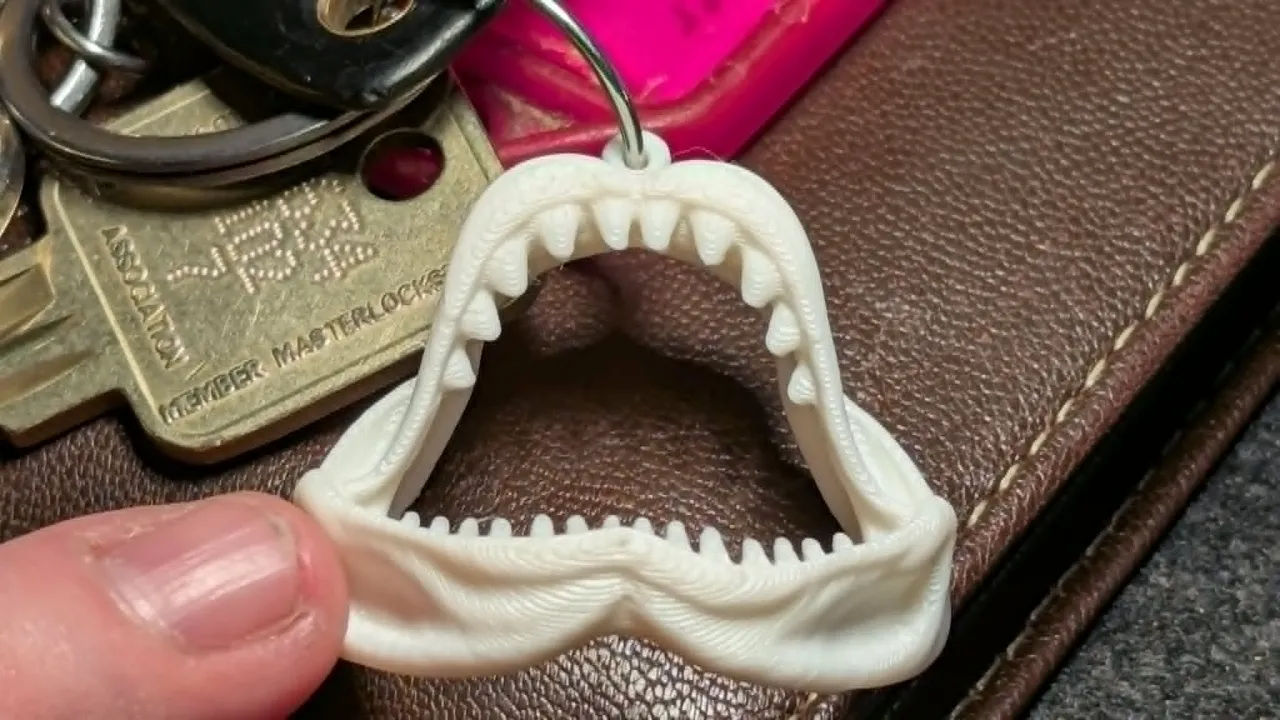 Jaws Keyring or Earring view 2