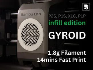 P2S Fan Cover - Infill Edition: Gyroid