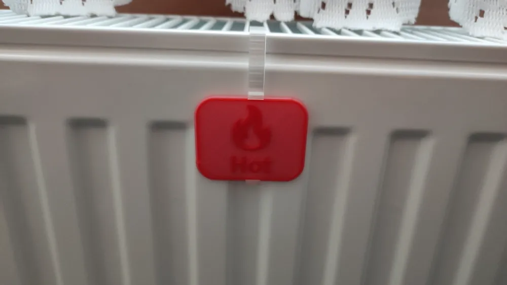 Thermoactive sign for a radiator by glowamg - MakerWorld
