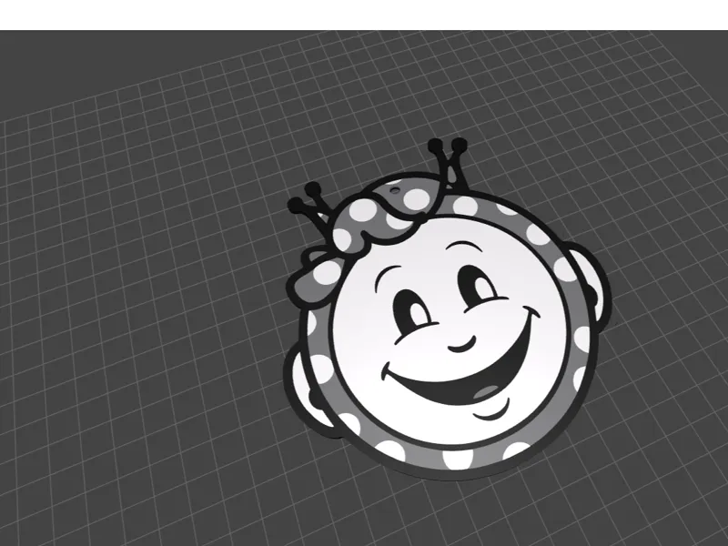 Smiley Keychain - Fun Design