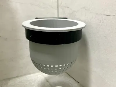 Toilet Brush Holder - With Ventilated Mesh Bottom