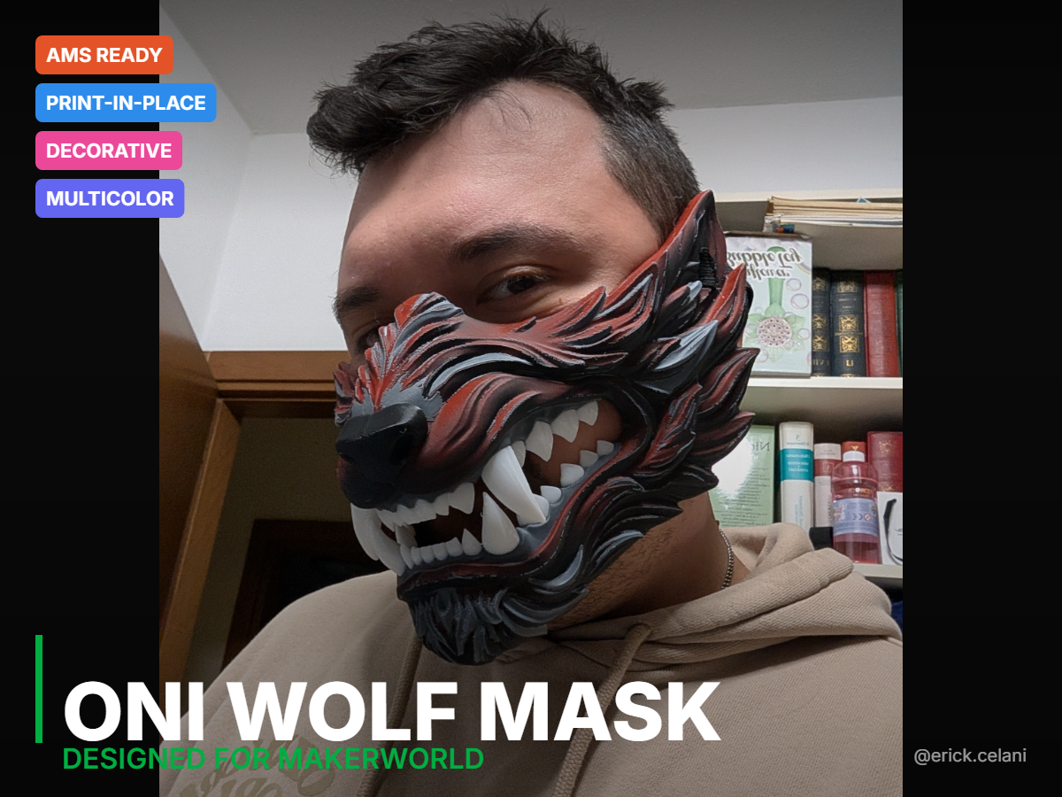 Oni Wolf Mask