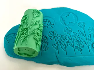 Floral Garden Embossing Roller