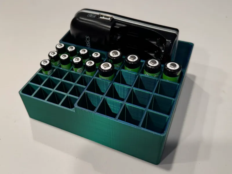 Rechargeable Battery Organizer