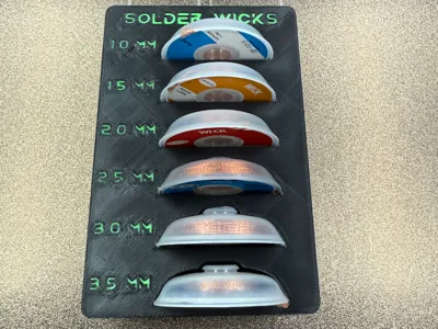 Solder Wicks Holder Gridfinity Bin 3x2x4