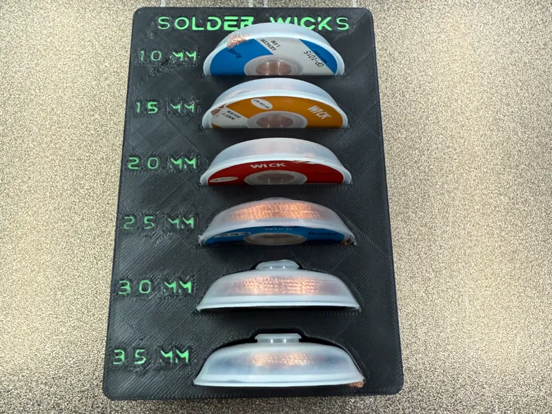 Solder Wicks Holder Gridfinity Bin 3x2x4