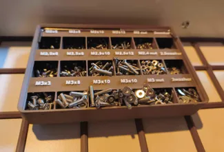 Gridfinity small size screw box