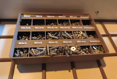 Gridfinity small size screw box