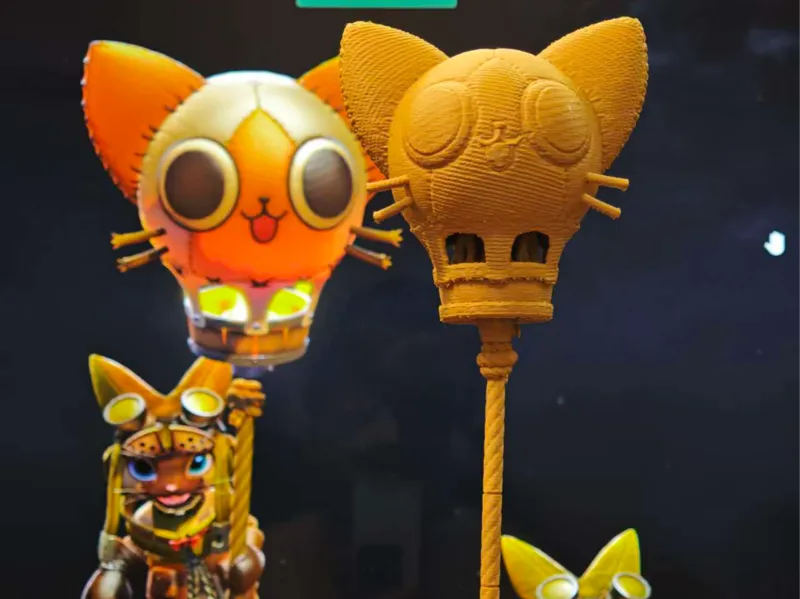 Dota2 怪猎联动艾露猫信使气球 Monster hunter Felyne courier