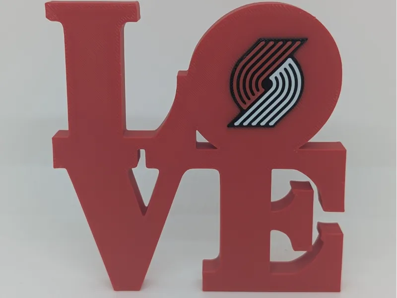 Portland Trailblazers Love Park Sign