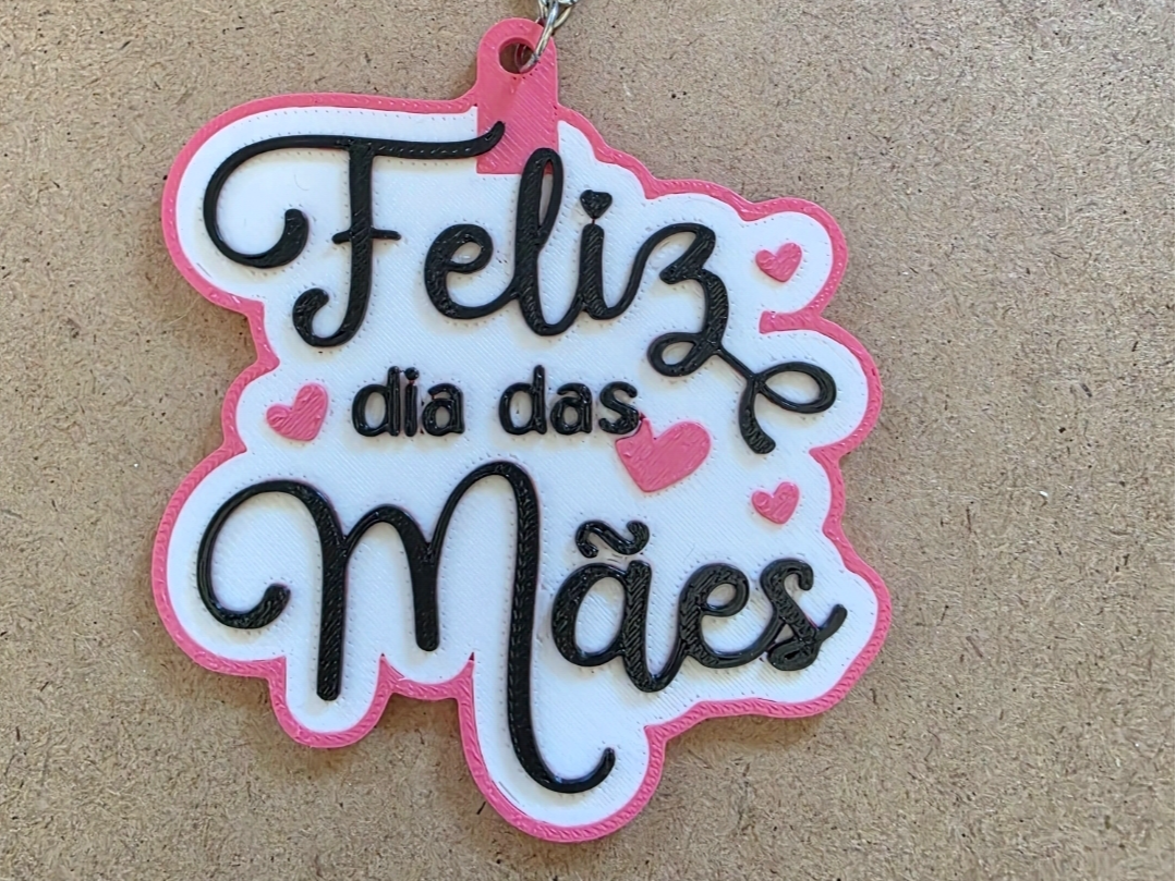 Feliz Dia das Mães Porta-Chaves