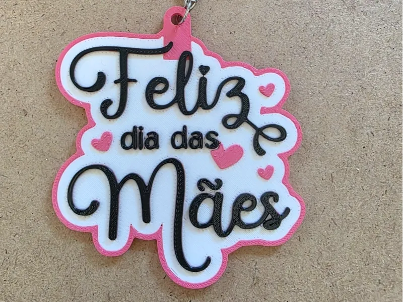 Feliz Dia das Mães Porta-Chaves