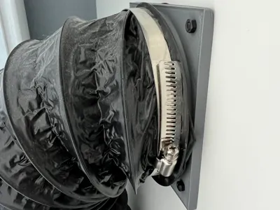 Exhaust Flange for Resin Printer Enclosure