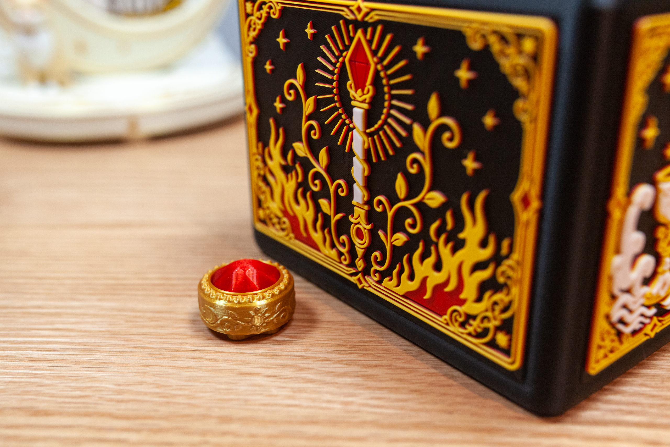 Miniatura 3 do modelo 3D Cat Tarot Deck Box