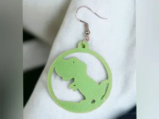Dinosaur Earrings No AMS