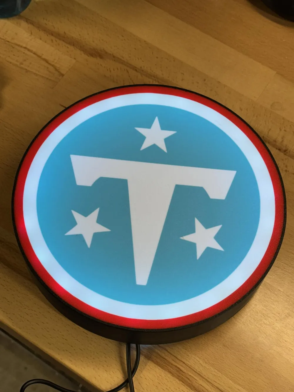 2026 Tennessee Titans Logo Rebrand Lightbox NFL - Free 3D Print Model ...