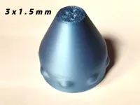 Nozzle with 3x1.5mm hole