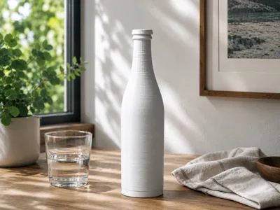 Liter Bottle with Magnetic Cap