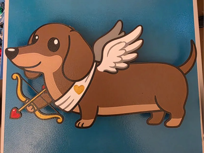 Cupid Weiner Wreath Attachment