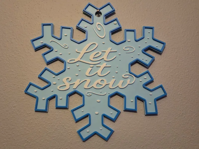 Let it snow sign