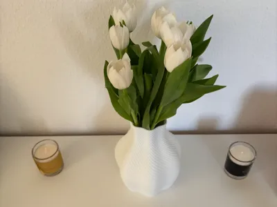 Spiral Vase for Tulips