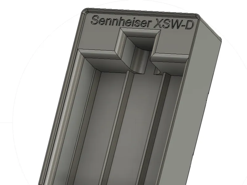 Sennheiser XSW-D Gridfinity