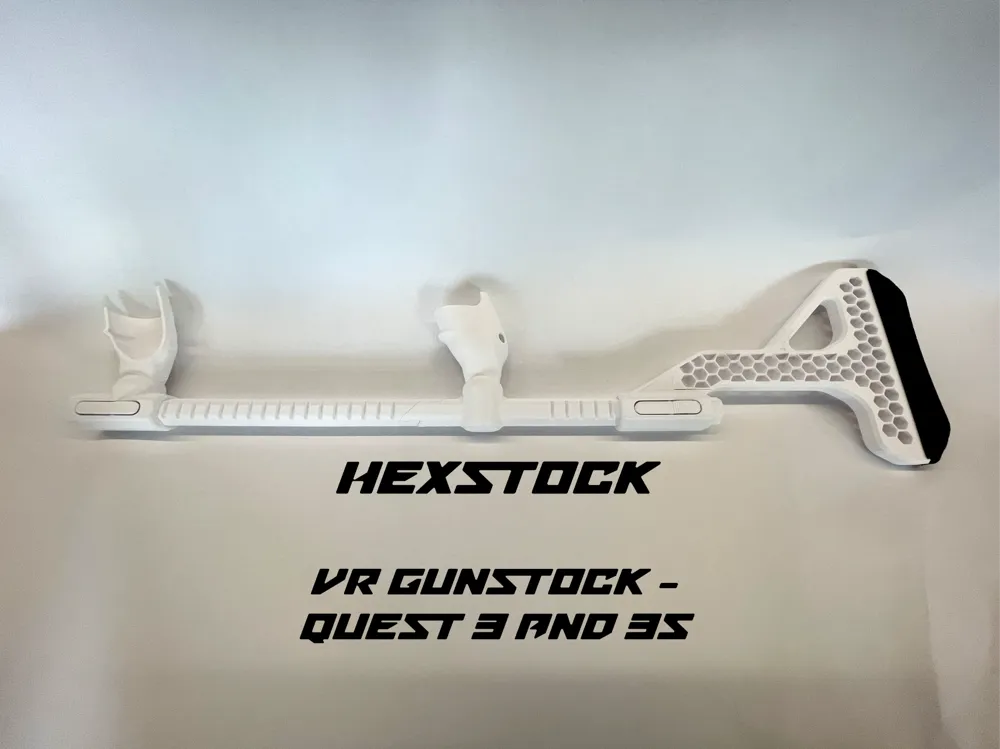HexStock VR Gunstock - Quest 3 & 3s by ADHD Ideas = Alpha Dark Hairy ...
