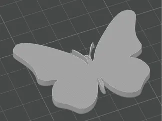 Butterfly flat clear