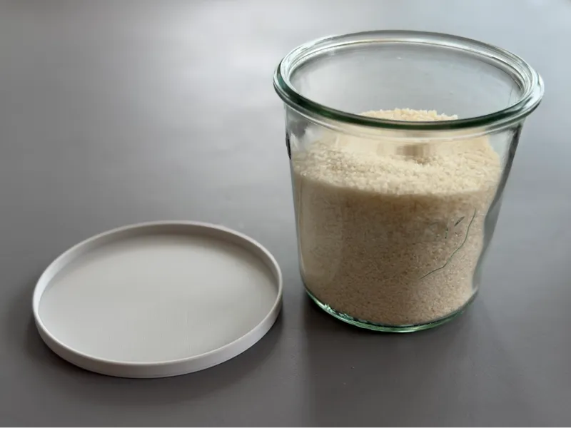 Weck jar lid (press fit)