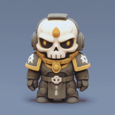 Chaplain Grimaldus chibi