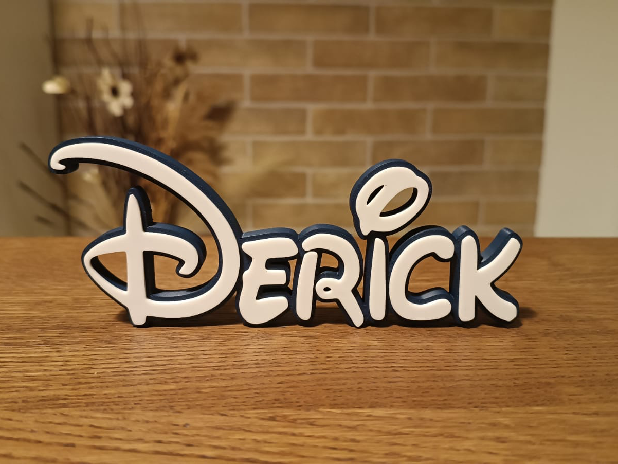 Derick Name Disney Font 