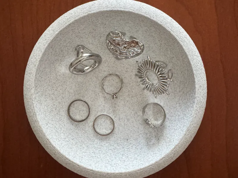 Marble Trinket Bowl