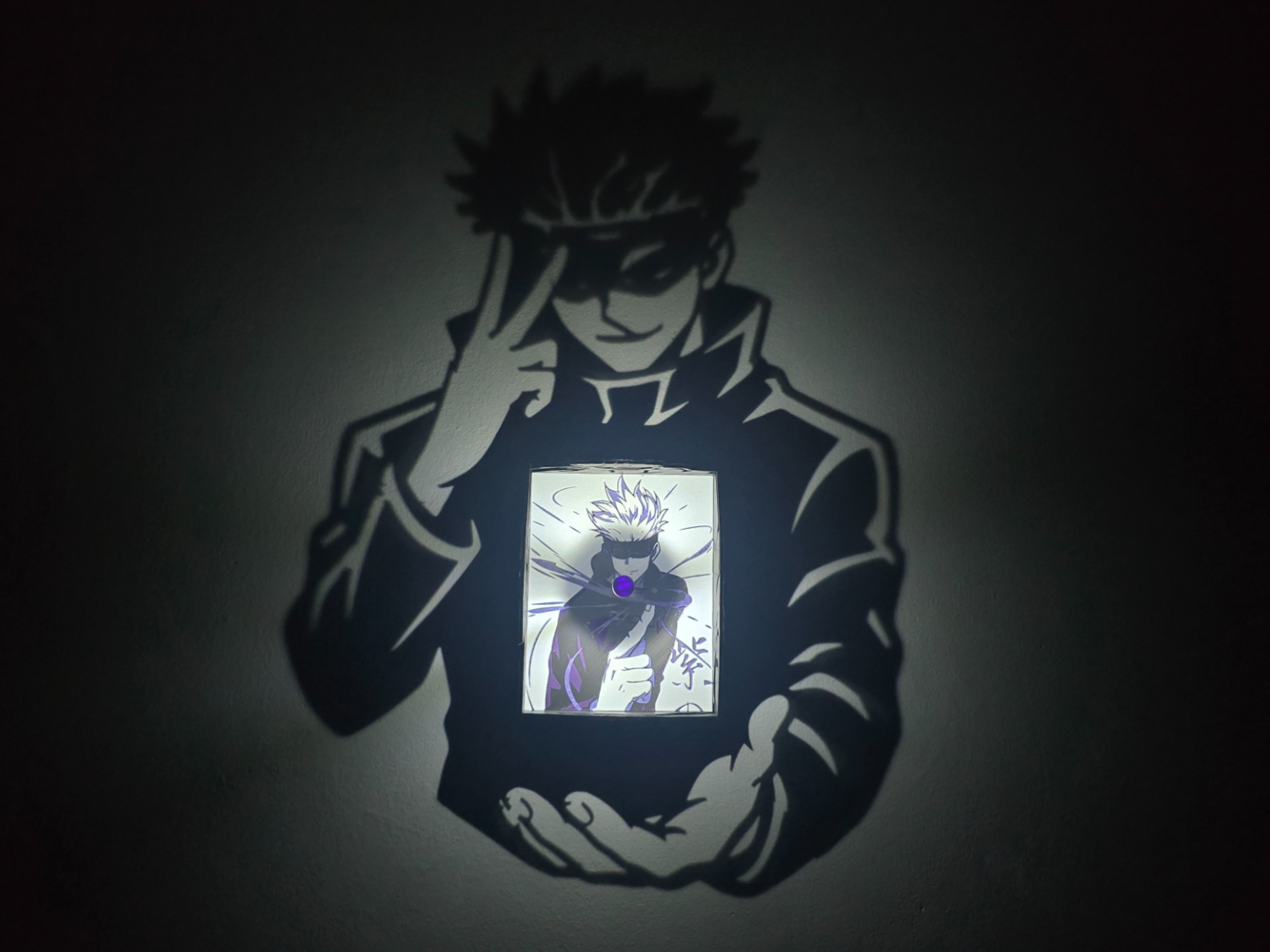 Satoru Gojo Shadow Lamp